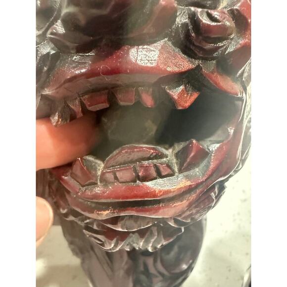 Vintage Foo Dog, also known as a Chinese Guardian Lions. - Picture 15 of 16